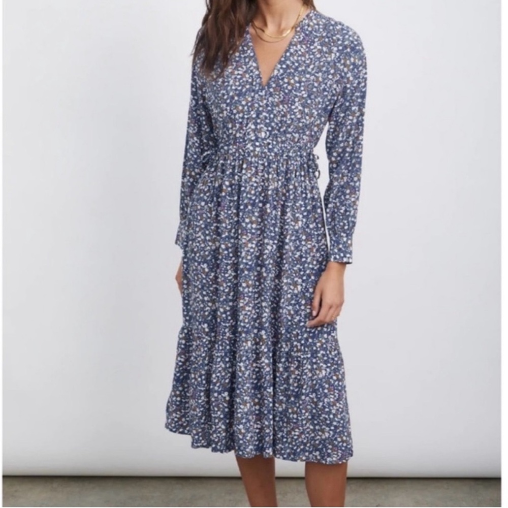 Rails blue floral dress